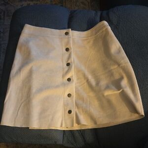Sady & Lu Tan Polyester Skirt Size S